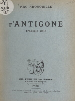 cover image of R'Antigone
